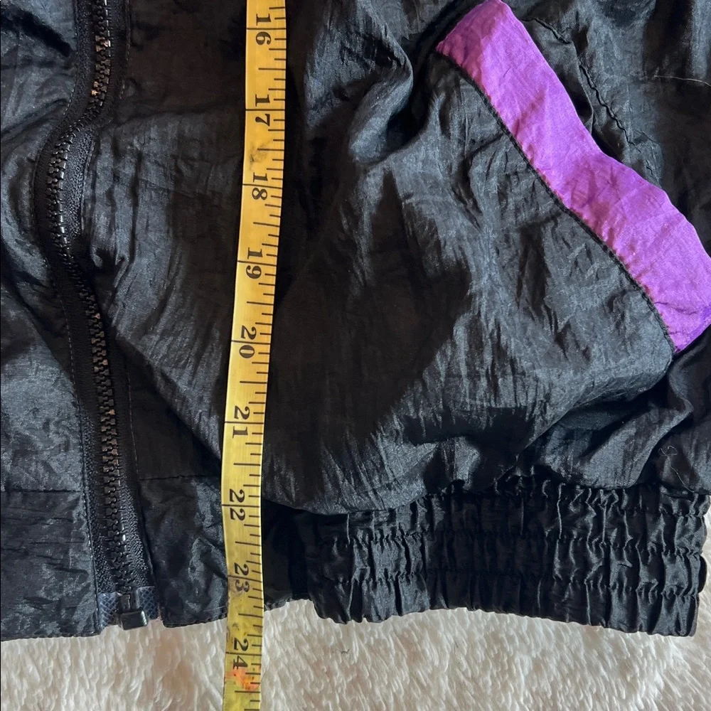 KUMA Sport Vintage 80’s Multicolored Parachute Windbreaker Jacket Small - Picture 6 of 10